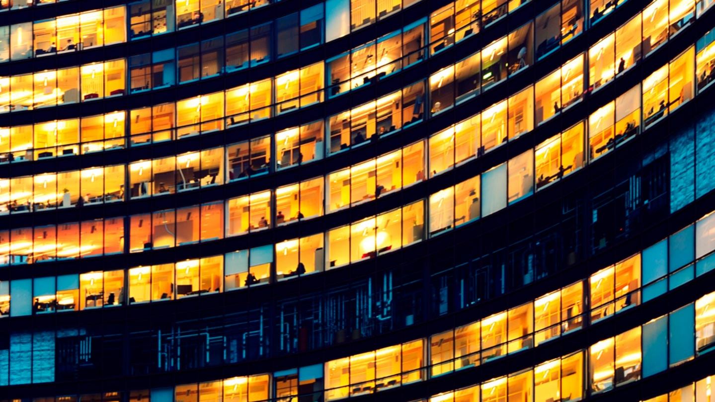 illuminated windows