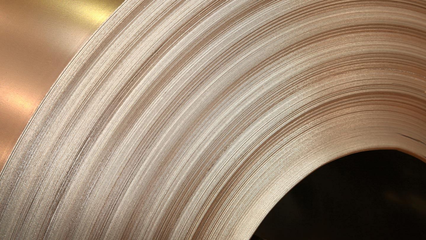 Coiled aluminum