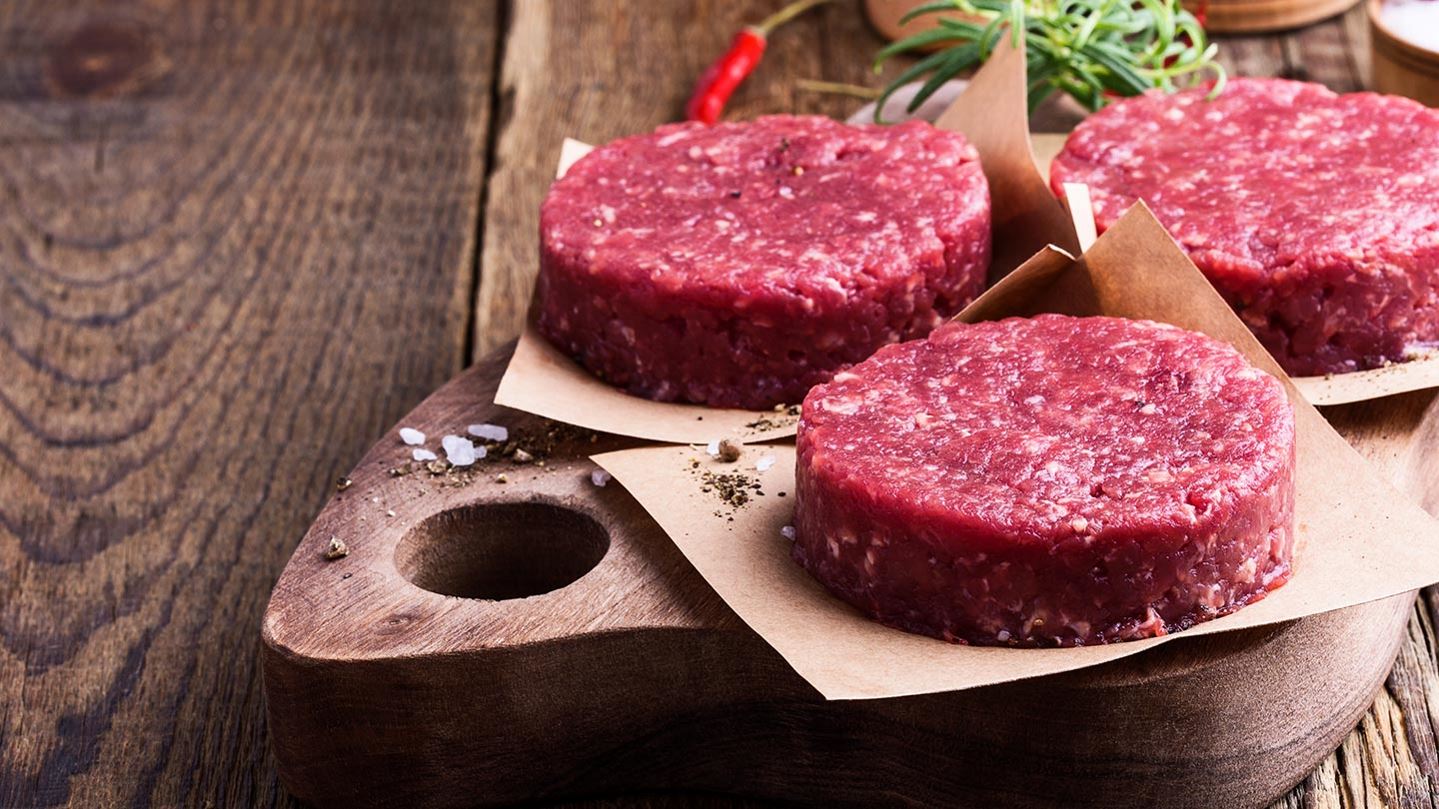 Raw Hamburger Meat