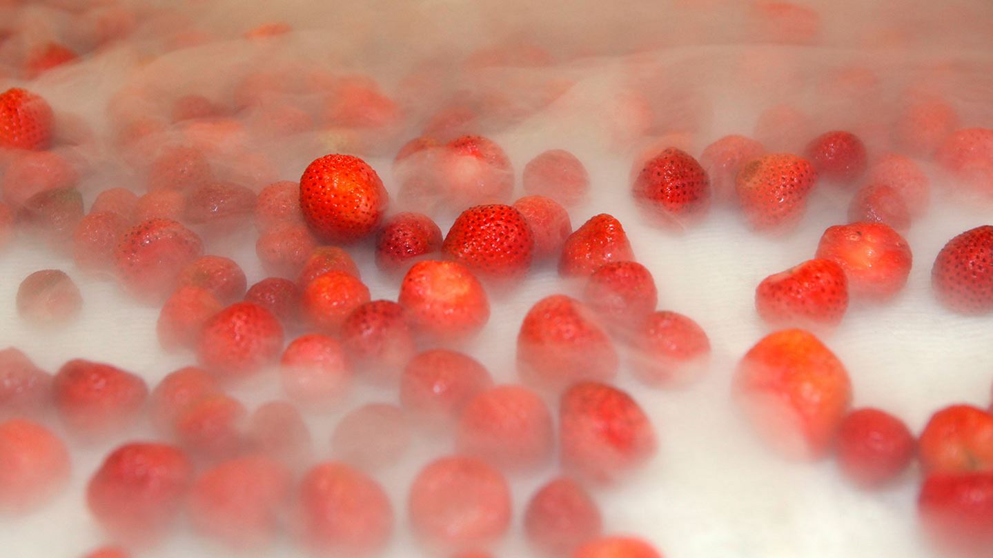 Frozen strawberries