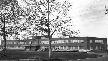 Air Products' first administrative office building in Trexlertown, Pennsylvania