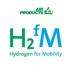 Air Products' H2fM Hydrogen for Mobility Logo