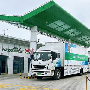 Commercial hydrogen fueling station for city buses and heavy-duty trucks in Changshu city, Jiangsu province, China 