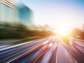 abstract illustration depicting fast motion