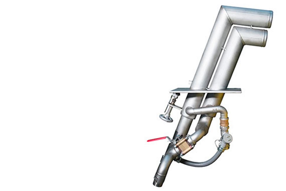 Air Products' Cleanfire® ThruPorte™ burner