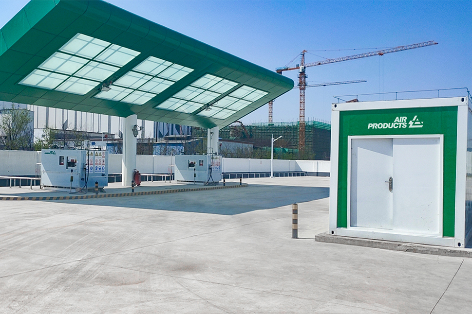 Air Products’ first state-of-the-art hydrogen fueling station in Shandong China