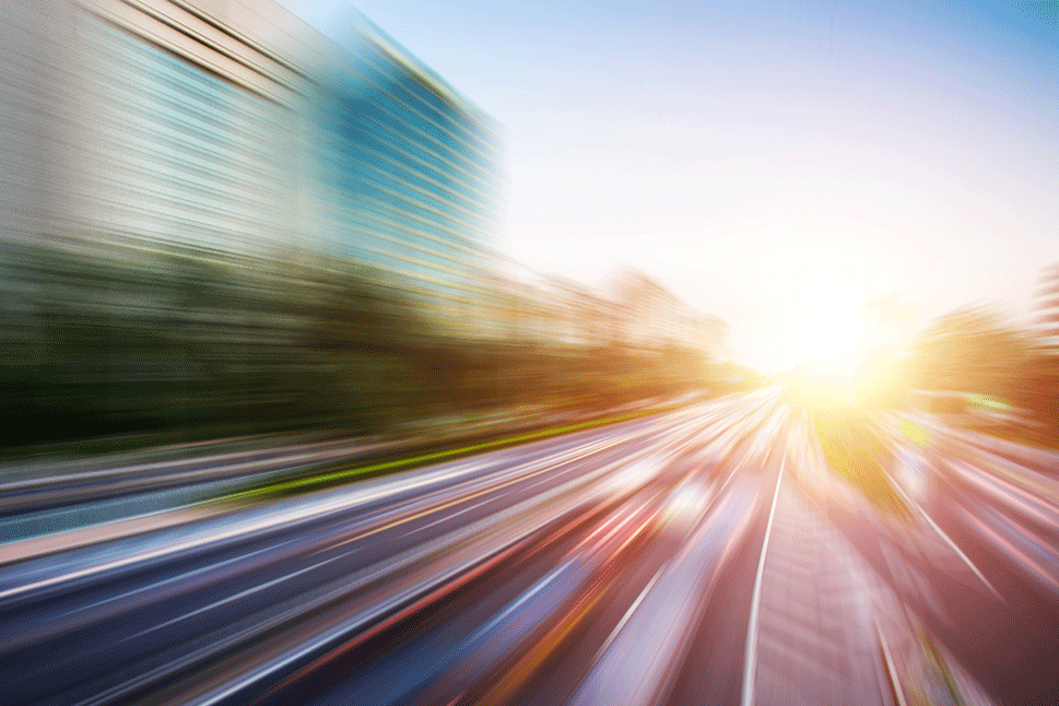 abstract image depicting fast movement
