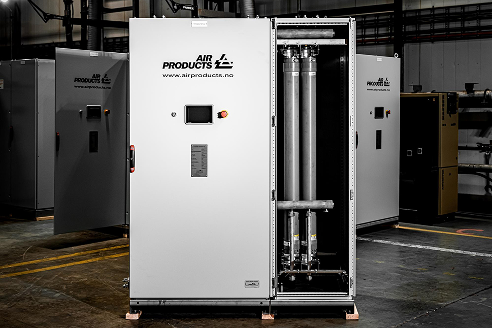 Air Products Membrane Solutions' membrane-based nitrogen generation system