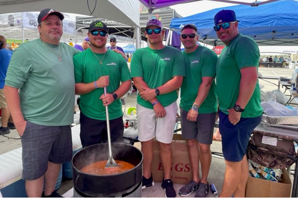 Air Products Louisiana-based employees participate in United Way's Battle of the Paddle cook-off fundraiser