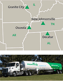 Osceola plant map